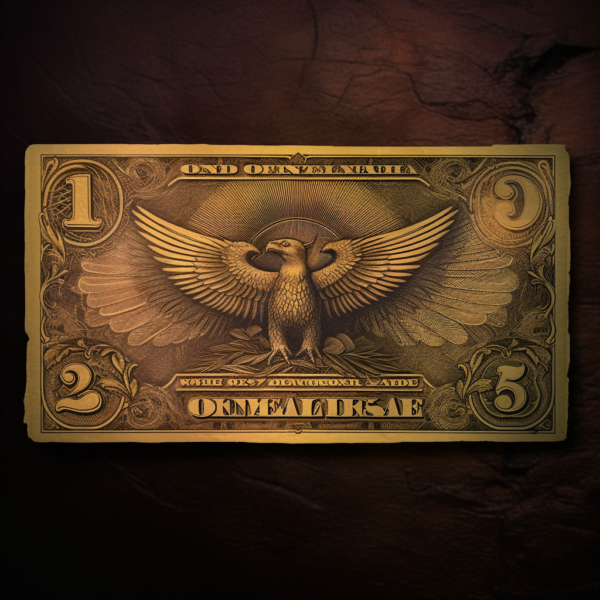 Waluta Zimbabwe pokryta złotem