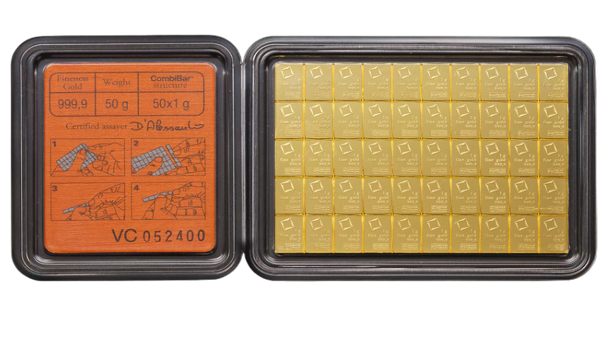 Valcambi CombiBar 50 x 1 g